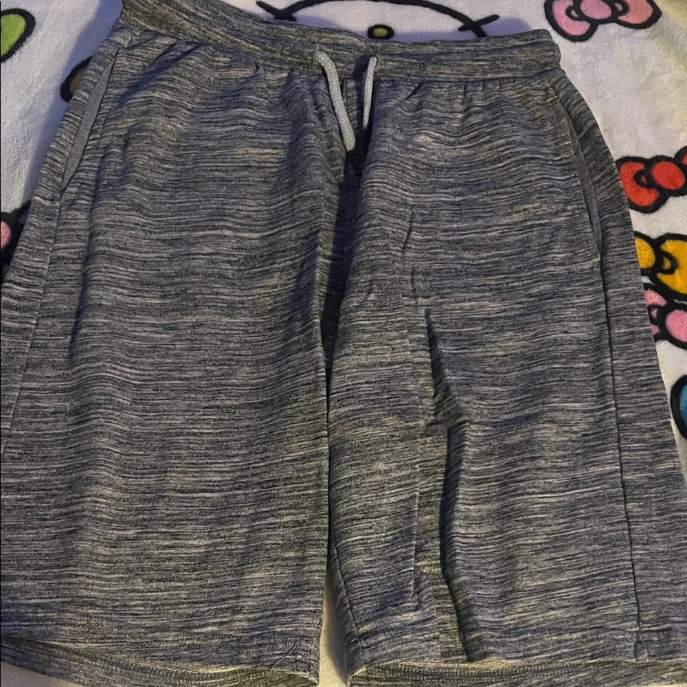 Wonder Nation Boys Heather Gray Athletic Shorts